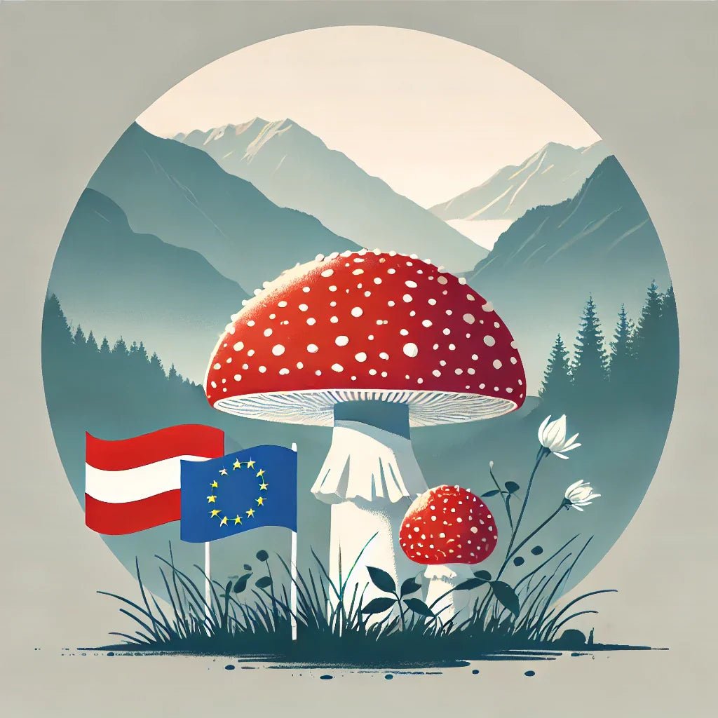 Fliegenpilz in Österreich kaufen – Wir liefern jetzt auch nach Österreich & in die EU! 🍄🚀 - Druwids
