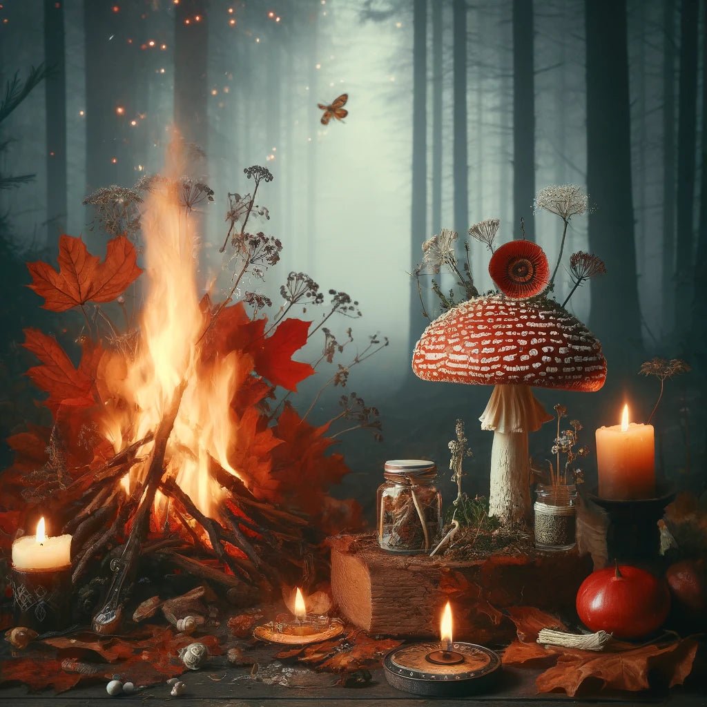 Samhain feiern: Rituale, Ahnen und Fliegenpilz-Räucherwerk - Druwids
