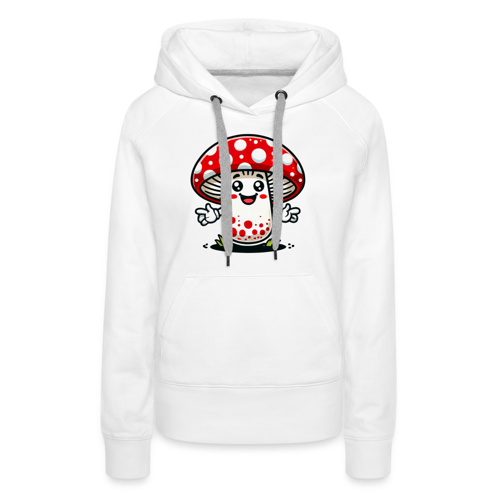 Women’s Premium Hoodie - Pilz Buddy - white