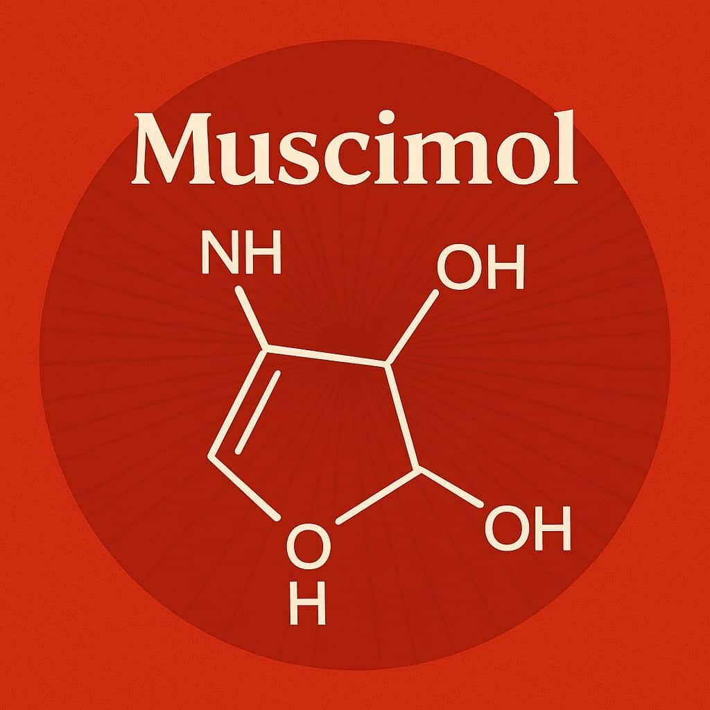 Wirkstoff Molekül Muscimol Fliegenpilz